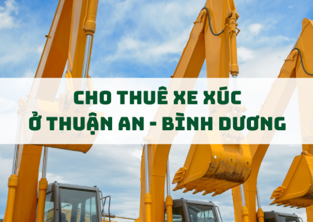 Dịch Vụ Thuê Xe Xúc Tại Thuận An, Bình Dương – Nhanh Chóng, Uy Tín, Giá Tốt