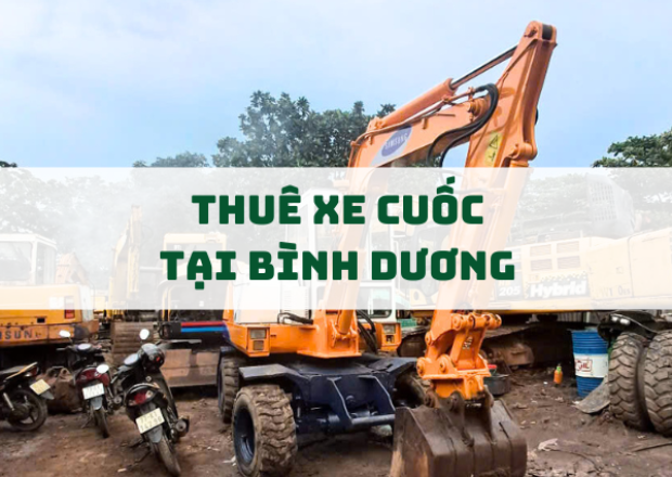 Dịch Vụ Thuê Xe Cuốc Tại  Bình Dương – Nhanh Chóng, Uy Tín, Giá Tốt